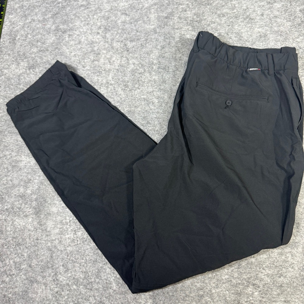Gerry Mens Black Convertible Zip Off Hiking Pants 40x34 NWT Stretch Outdoor